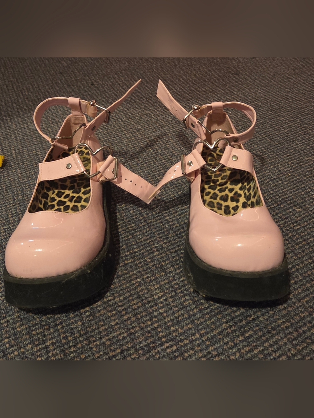 Pink Demonia Mary Jane Platform Shoes
